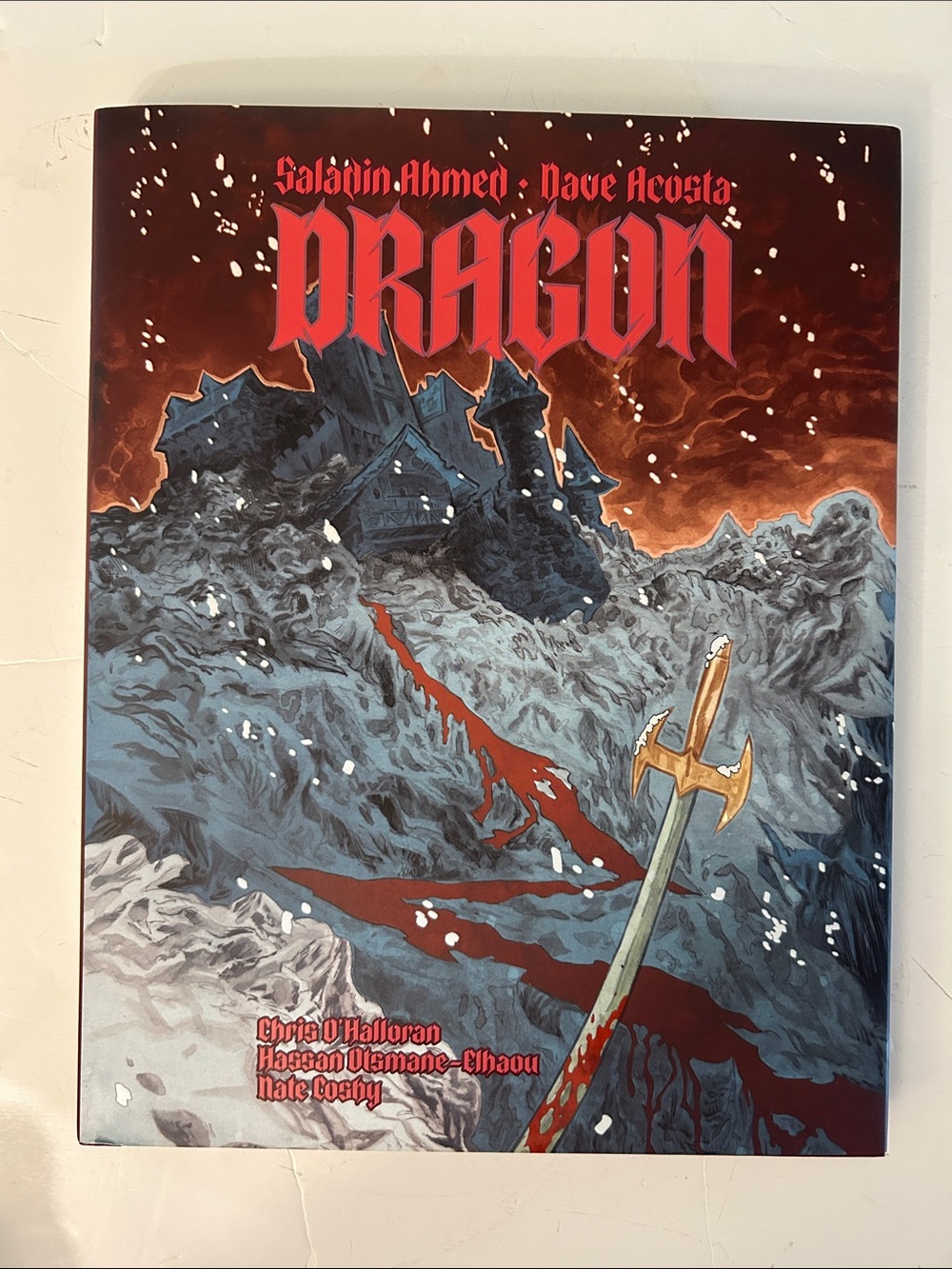 Dragon hardcover graphic novel by Saladin Ahmed and Dave Acosta kickstarter HTF